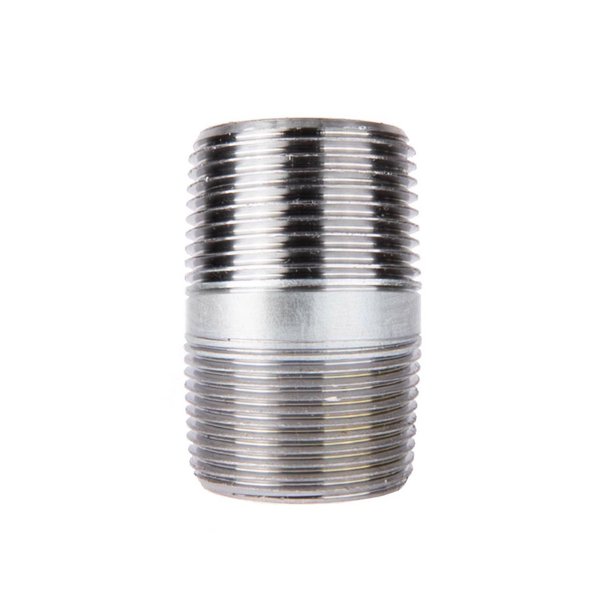 Ace Trading - Nipple STZ Industries 1 in. MIP each X 1 in. D MIP in. Galvanized Steel 2 in. L Nipple 301UP1X2